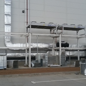 Instalații industriale de ventilație și climatizare aer