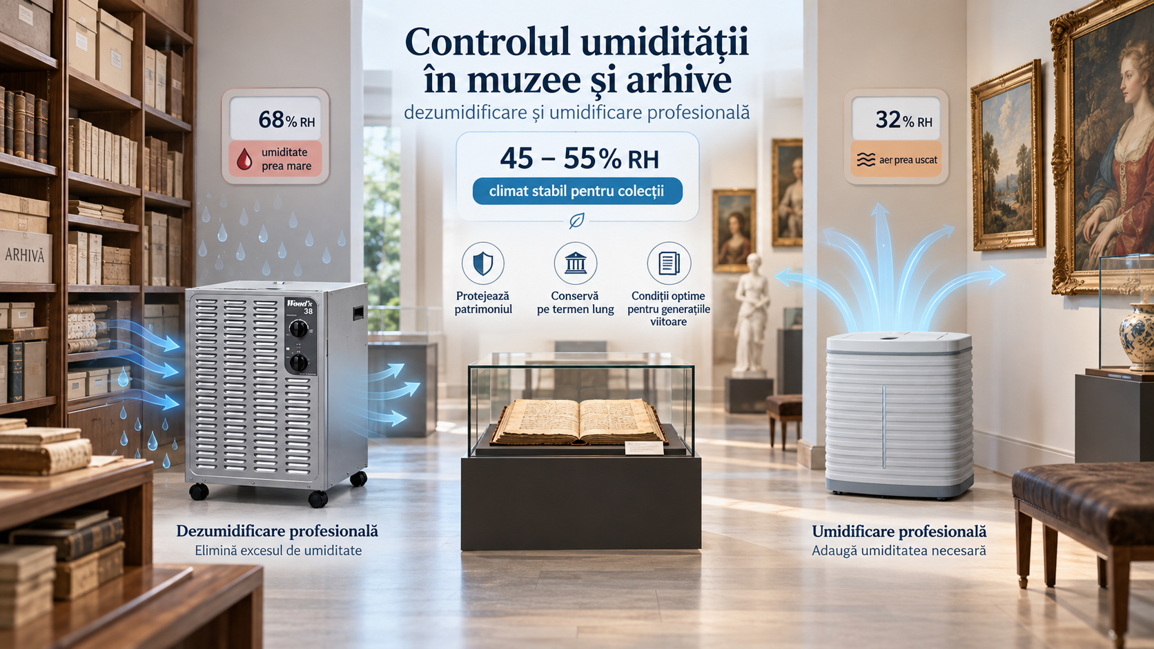 Muzeu dezumidificare si umidificare
